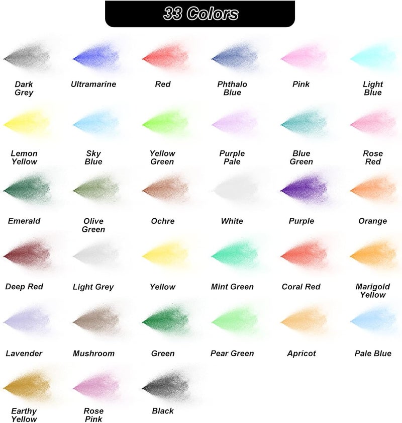 HOMY ARTY Airbrush Paint - 54 Colors with 6 Thinner, Ready to Spray Airbrush Paint Set, Water-Based Acrylic Air Brush Paints for Metal, Plastic Models, Canvas, Wood - 60 Bottles - Image 3
